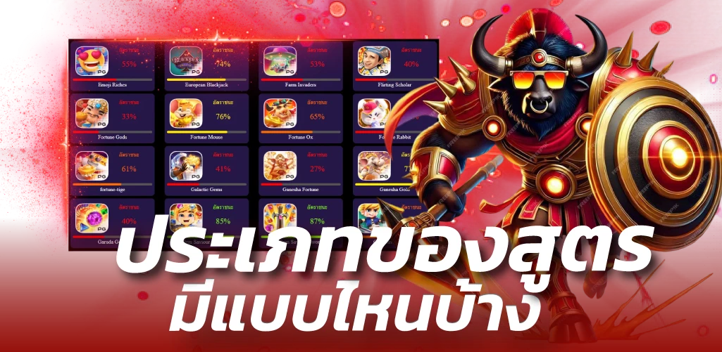 ประเภทของสูตร มีแบบไหนบ้าง